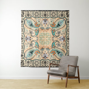 Hippy Bohemian Peace Mandela Boho Chic Tapestry