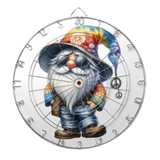 Hippy Gnome Dartboard (Front)