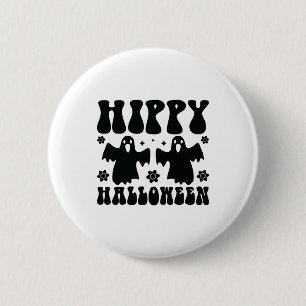 Hippy Halloween 2 Inch Round Button