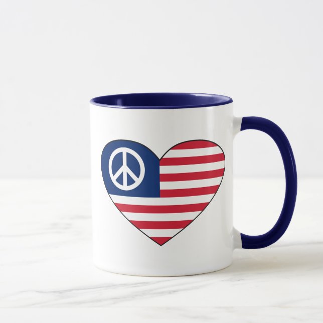 Hippy Heart Mug (Right)