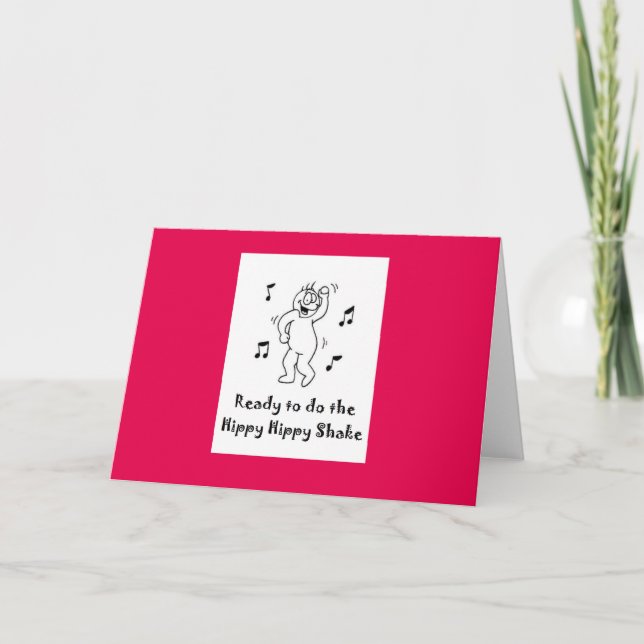 Hippy Hippy Shake Card (Front)