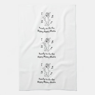 Hippy Hippy Shake - Funny Post-hip surgery Kitchen Towel