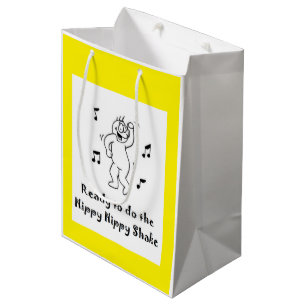 Hippy Hippy Shake - Funny Post-hip surgery Medium Gift Bag