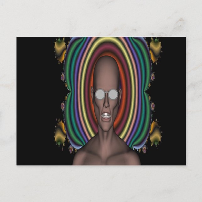 Hippy Punk Postcard (Front)