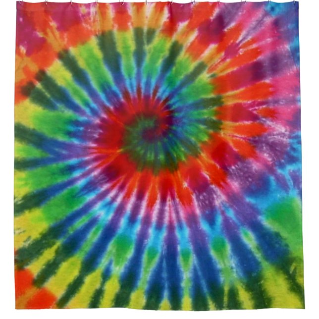 Hippy Tie Dye 60s Retro Colourful Boho (Front)