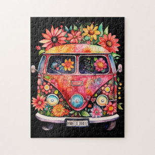 Hippy Van Jigsaw Puzzle