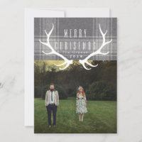 Hipster Antlers | Christmas Photo