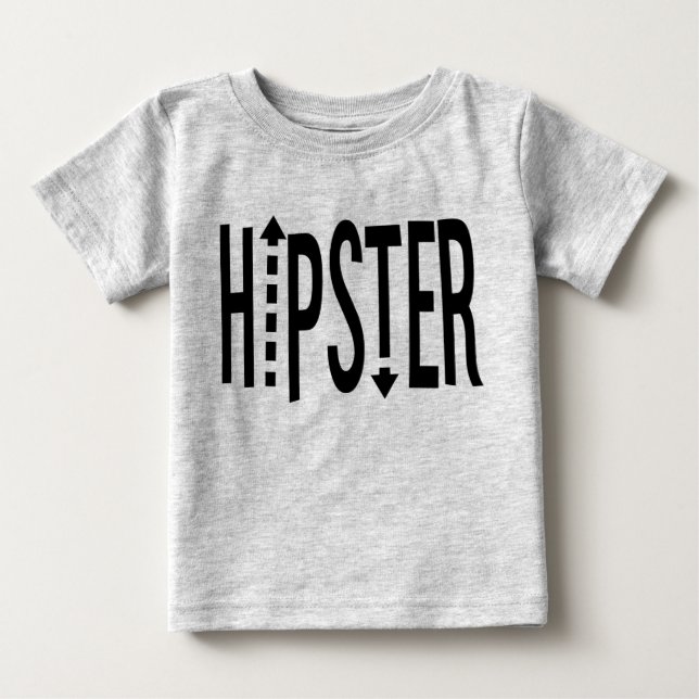 Hipster Arrow Typography T-shirt (Front)