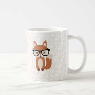 Hipster Baby Fox w/Glasses Coffee Mug