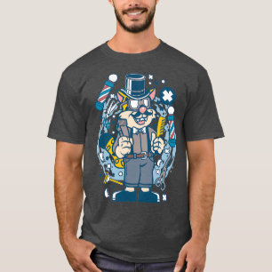 Hipster Barber Leopard 2 T-Shirt