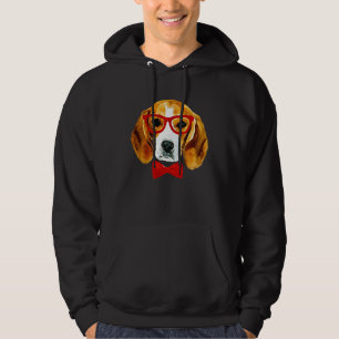 Hipster Beagle I Love My Beagle Hoodie
