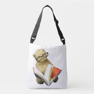Hipster Bear Tote Bag