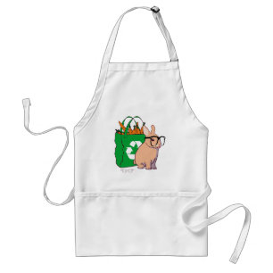 Hipster Bunny Apron (without text)