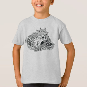 Hipster Camera Doodle T-Shirt