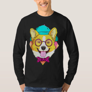 Hipster Corgi Dog Corgi Ideas Men Women  805 T-Shirt