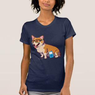 Hipster Corgi T-Shirt (without text)