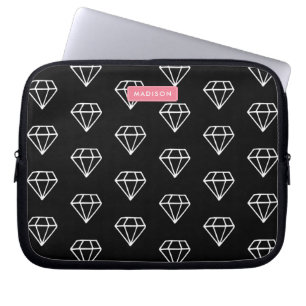 Hipster Diamonds Pattern Laptop Sleeve
