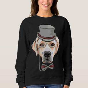 Hipster Dog Labrador Retriever Sweatshirt