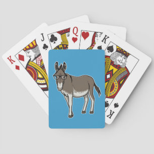 Hipster Donkey Playing Cards