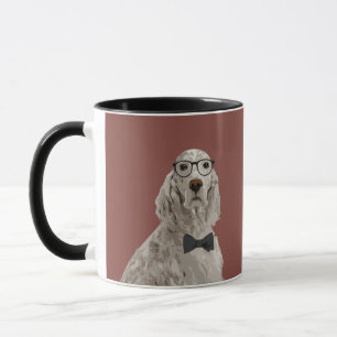 Hipster English Setter Mug for Dog Lovers