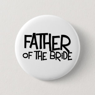 Hipster Father Bride Lite T 2 Inch Round Button