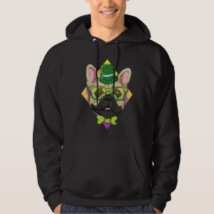 Hipster French Bulldog Cute French Bulldog Lover Hoodie
