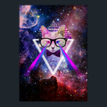Hipster galaxy cat poster<br><div class="desc"></div>