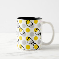 Hipster Glasses Coffee Mug