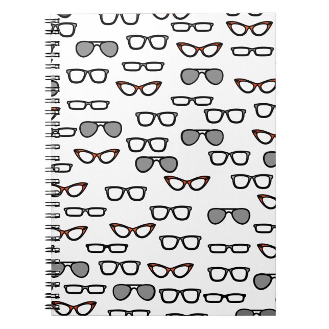 Hipster glasses notebook (Front)
