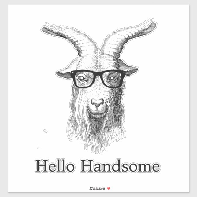 Hipster Goat  (Sheet)