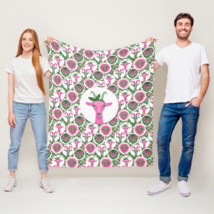 Hipster Goats   by TotallyGoatally™ Fleece Blanket