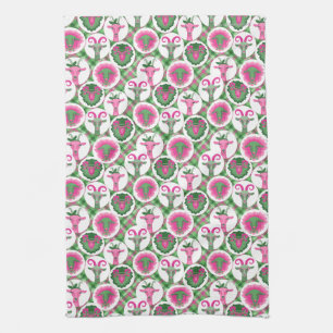 Hipster Goats   by TotallyGoatally™ Kitchen Towel