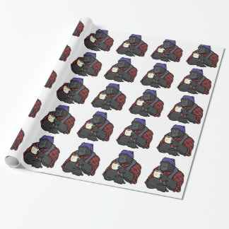 Hipster Gorilla Wrapping Paper