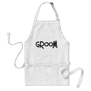 Hipster Groom Standard Apron