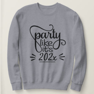 Hipster Joyeux Sweatshirt du Nouvel An - Fête Comm