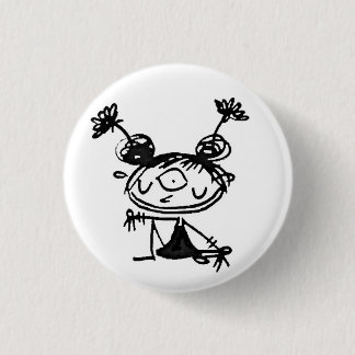 hipster lakshmi 1 inch round button