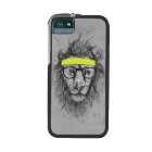 Hipster lion