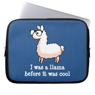 Hipster Llama Laptop Sleeve