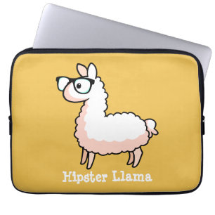 Hipster Llama Laptop Sleeve