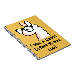 Hipster Llama Notebook