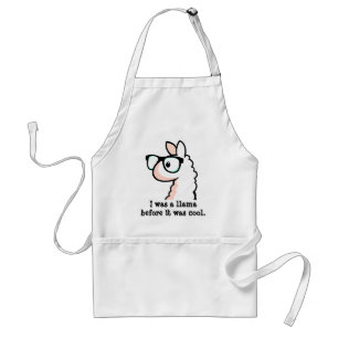Hipster Llama Standard Apron