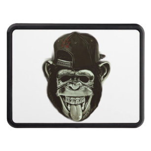 Hipster Monkey Trailer Hitch Cover