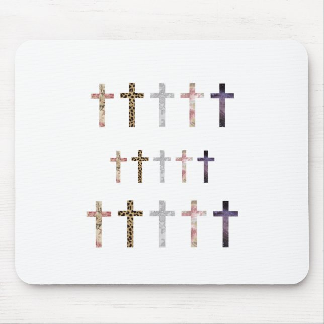 Hipster Mouse Pad (Front)