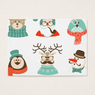 hipster noël père Noël
