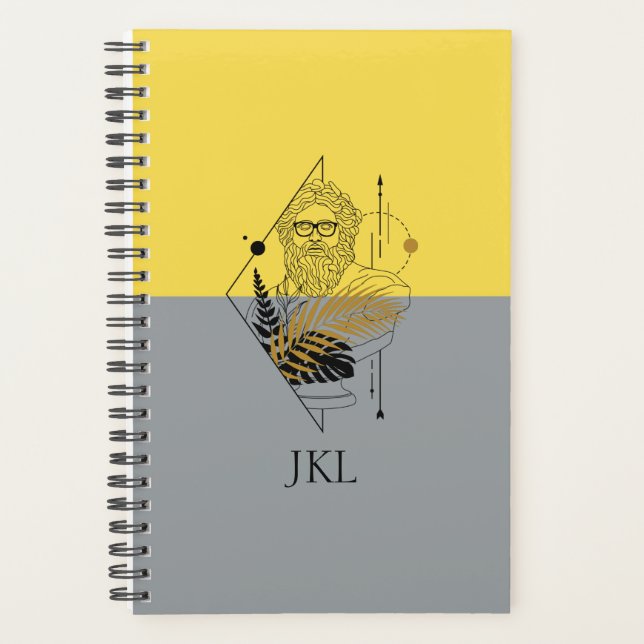Hipster Olympic God Colorblock Monogramme (Devant)