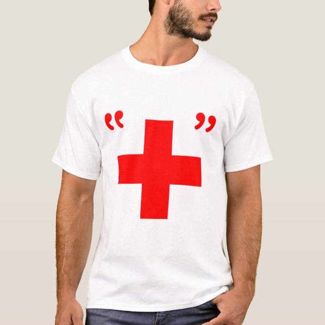 Hipster Paramedic T-Shirt (Front)