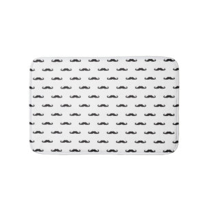 Hipster pattern bath mat