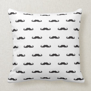 Hipster pattern throw pillow