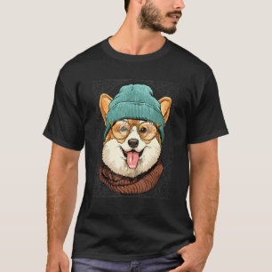 Hipster Pembroke Welsh Corgi Wearing Sunglasses Do T-Shirt