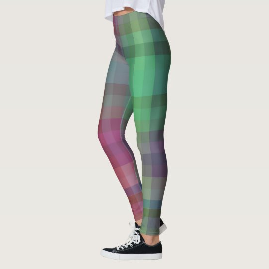 Hipster rad leggings tartan chequered yoga pants